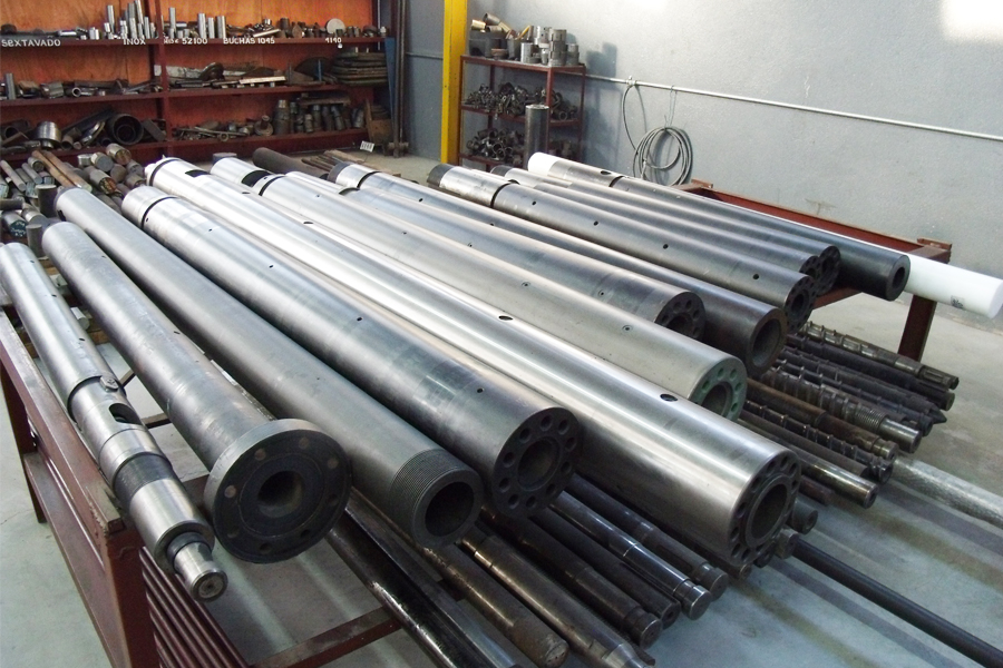 Cilindros e roscas para máquinas de termoplásticos 
