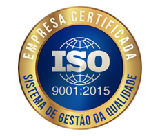Somos certificados com ISO 9001